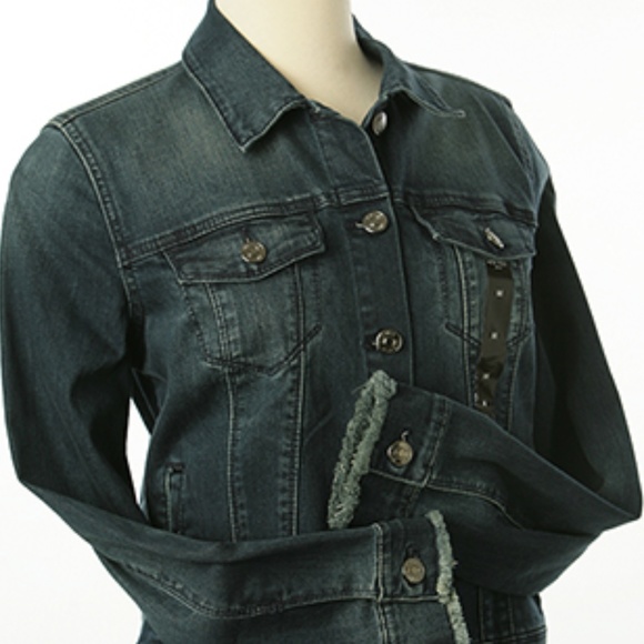 Nine West Jackets & Blazers - Nine West Blue Jean Jacket Size Med NWT